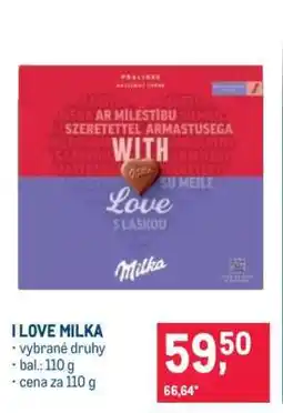 Makro I LOVE MILKA nabídka