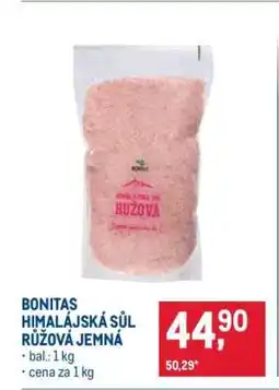 Makro BONITAS HIMALÁJSKÁ SŮL RŮŽOVÁ JEMNÁ nabídka