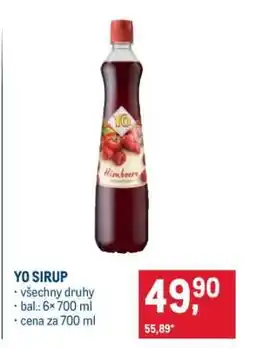 Makro Yo sirup nabídka