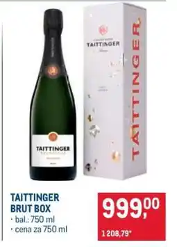 Makro TAITTINGER BRUT BOX nabídka
