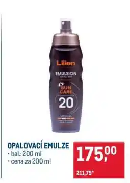 Makro OPALOVACÍ EMULZE nabídka