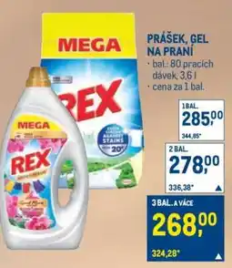 Makro PRÁŠEK, GEL NA PRANÍ nabídka
