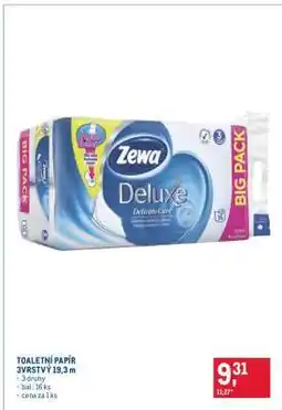Makro TOALETNÍ PAPÍR 3VRSTVÝ 19,3 m nabídka