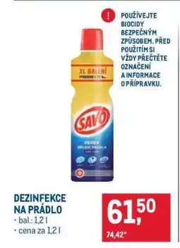 Makro Dezinfekce na prádlo nabídka