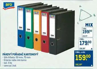 Makro PÁKOVÝ POŘADAČ KARTONOVÝ nabídka