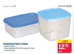 Makro POTRAVINOVÉ BOXY S VÍKEM nabídka