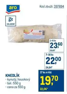 Makro Knedlík nabídka