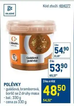 Makro Polévky nabídka
