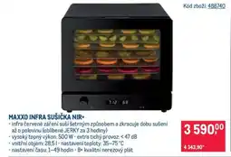 Makro MAXXO INFRA SUŠIČKA NIR+ nabídka