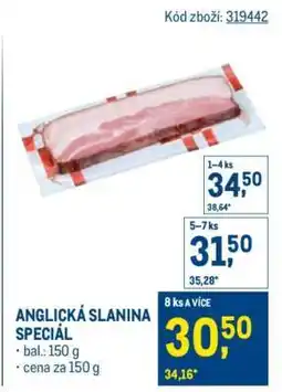 Makro Anglická slanina speciál nabídka