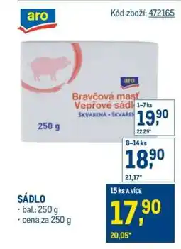Makro Sádlo nabídka