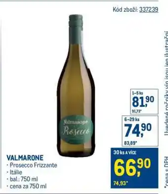 Makro Valmarone nabídka