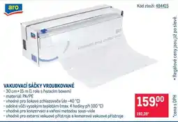 Makro VAKUOVACÍ SÁČKY VROUBKOVANÉ nabídka