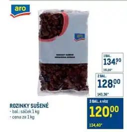 Makro ROZINKY SUŠENÉ nabídka