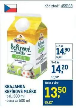 Makro Krajanka kefírové mléko nabídka