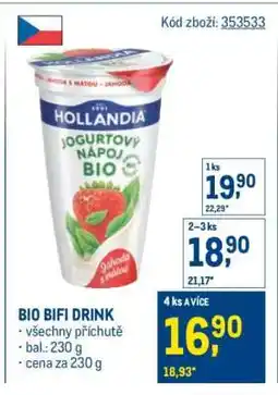 Makro BIO BIFI DRINK nabídka