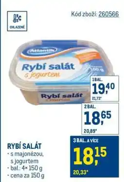 Makro Rybí salát nabídka