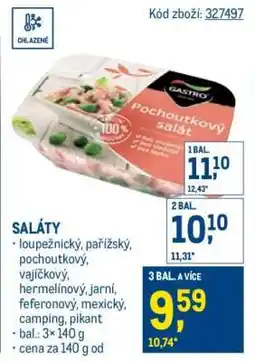 Makro Saláty nabídka