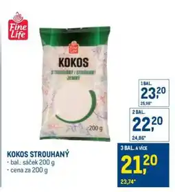 Makro Kokos strouhaný nabídka