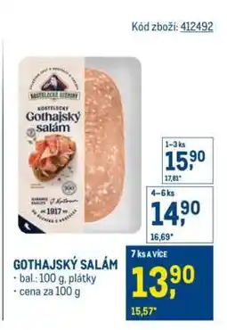 Makro Gothajský salám nabídka