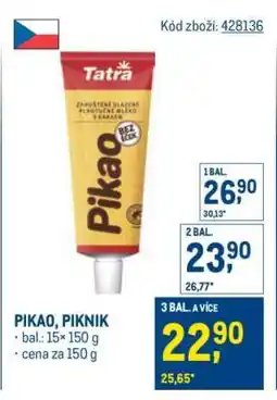 Makro PIKAO, PIKNIK nabídka