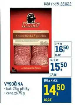 Makro Vysočina nabídka