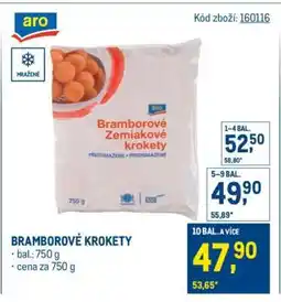 Makro Bramborové krokety nabídka
