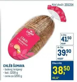 Makro Chléb Šumava nabídka