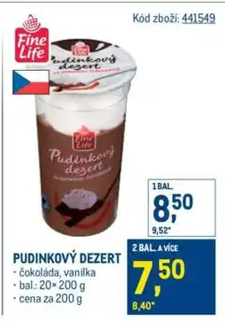 Makro PUDINKOVÝ DEZERT nabídka