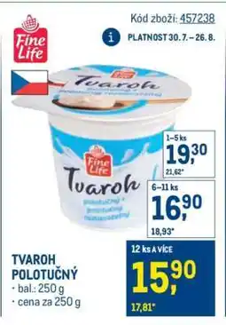 Makro Tvaroh polotučný nabídka