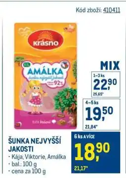 Makro Šunka nejvyšší jakosti nabídka