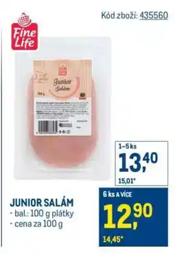 Makro Junior salám nabídka