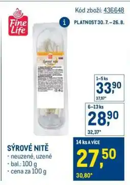 Makro Sýrové nitě nabídka