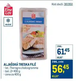 Makro Aljašská treska filé nabídka