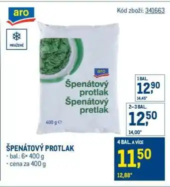 Makro Špenátový protlak nabídka