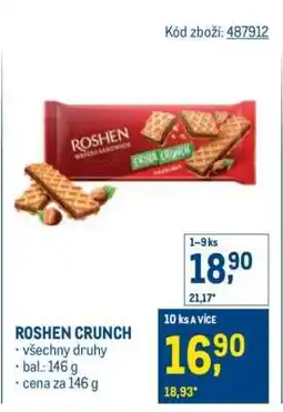 Makro ROSHEN CRUNCH nabídka
