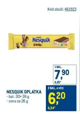 Makro Nesquik Oplatka nabídka