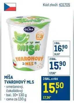 Makro Míša Tvarohový mls nabídka