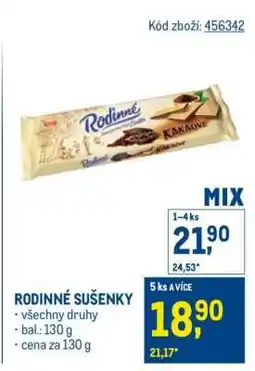 Makro Rodinné sušenky nabídka