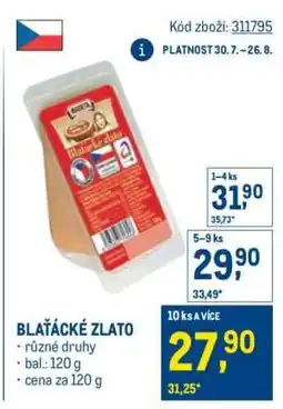 Makro Blaťácké zlato nabídka