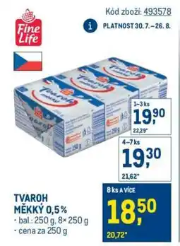 Makro TVAROH MĚKKÝ 0,5% nabídka
