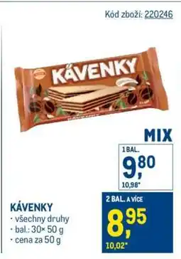 Makro Kávenky nabídka