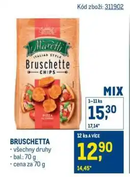 Makro Bruschetta nabídka
