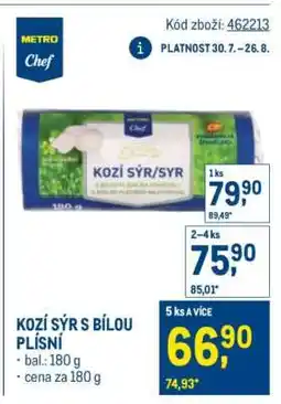 Makro KOZÍ SÝR S BÍLOU PLÍSNÍ nabídka