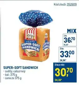 Makro Super-Soft Sandwich nabídka