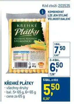 Makro Křehké plátky nabídka