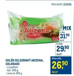 Makro CHLÉB CELOZRNNÝ ARIZONA, COLORADO nabídka