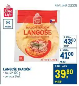 Makro Langoše tradiční nabídka