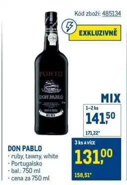Makro Don Pablo nabídka