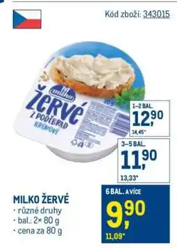 Makro Milko žervé nabídka
